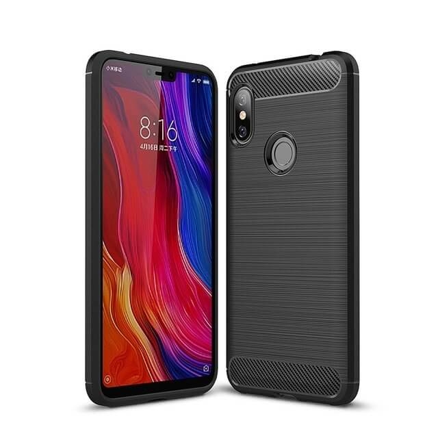 FLEXI TPU Védőburkolat Xiaomi Redmi Note 6 Pro fekete akciós termékkép 1