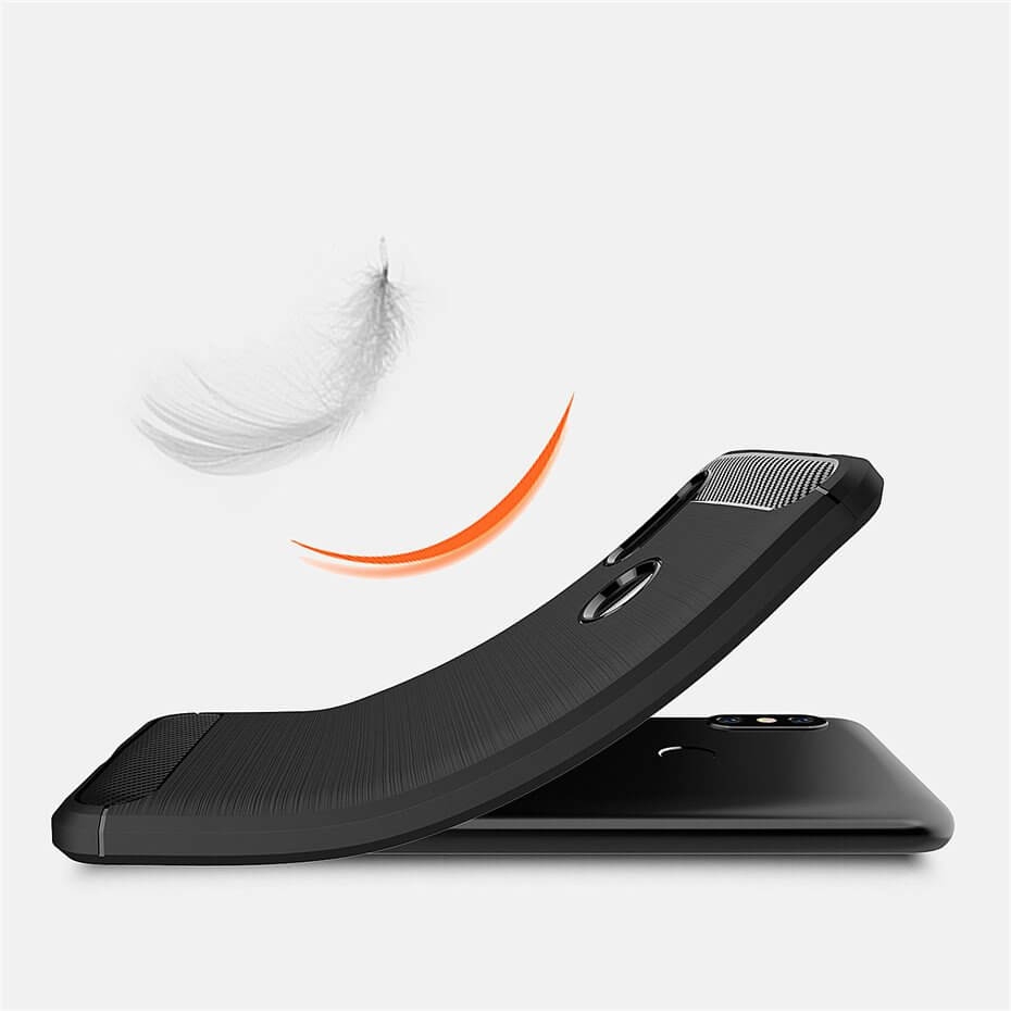 FLEXI TPU Védőburkolat Xiaomi Redmi Note 6 Pro fekete termék 2. képe