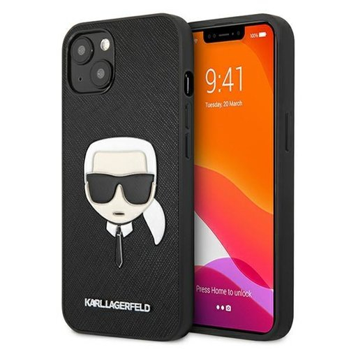 KARL LAGERFELD Védőtok Apple iPhone 13 mini fekete akciós termékkép 1