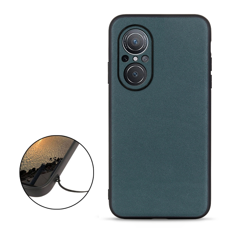 BŐR Huawei Nova 9 SE védőhuzat zöld termék 2. képe