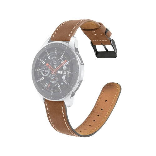 Bőr szíj Samsung Galaxy Watch 42mm barna akciós termékkép 1