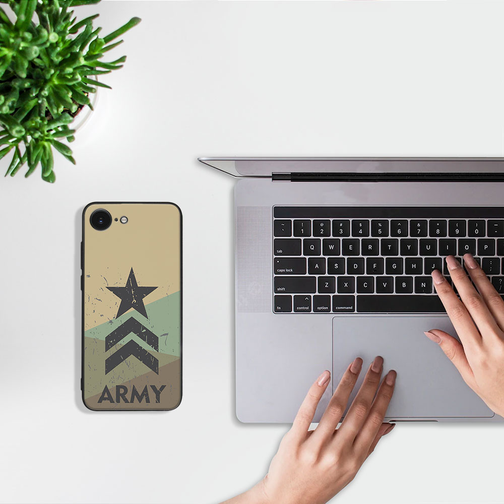 MY ART Védőburkolat a Apple iPhone 16e ARMY (236) termék 2. képe
