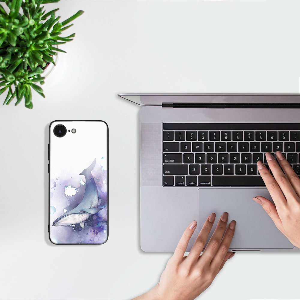 MY ART Védőburkolat a Apple iPhone 16e WHALE (242) számára termék 2. képe