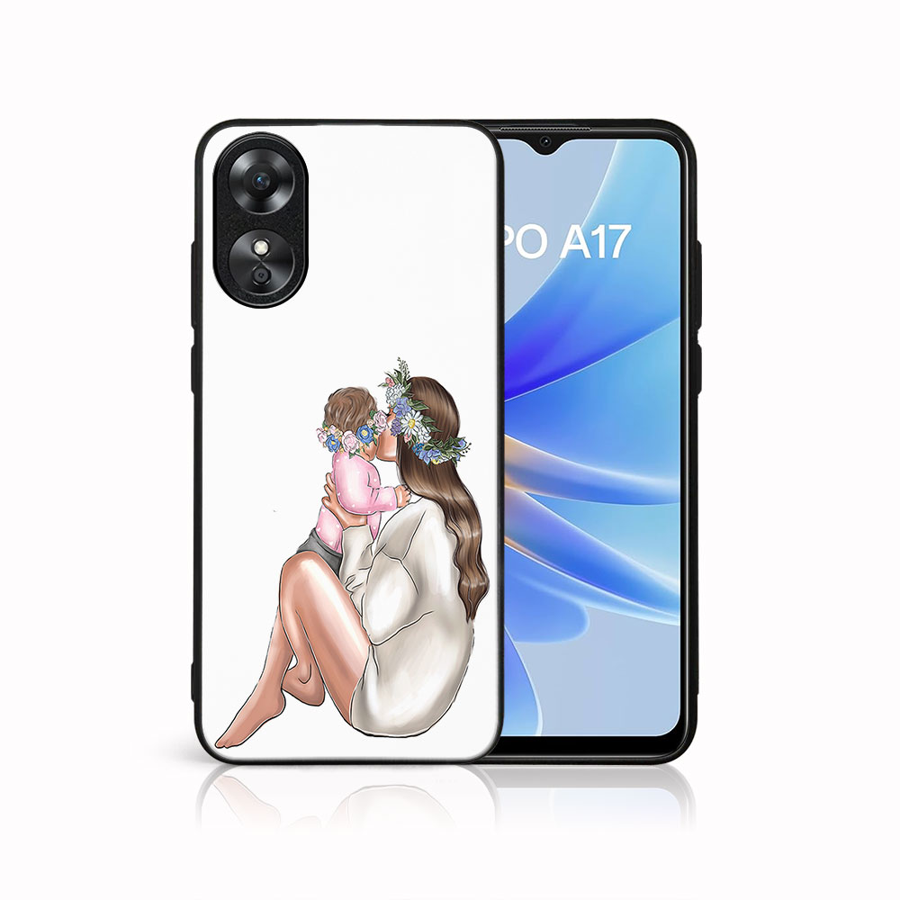 PROTEMIO MY ART Védőhuzat Oppo A17 BABY számára GIRL (111) akciós termékkép 1