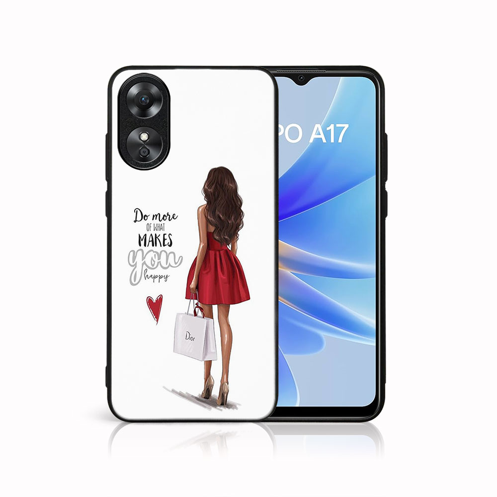 PROTEMIO MY ART Védőburkolat: Oppo A17 RED DRESS (137) akciós termékkép 1