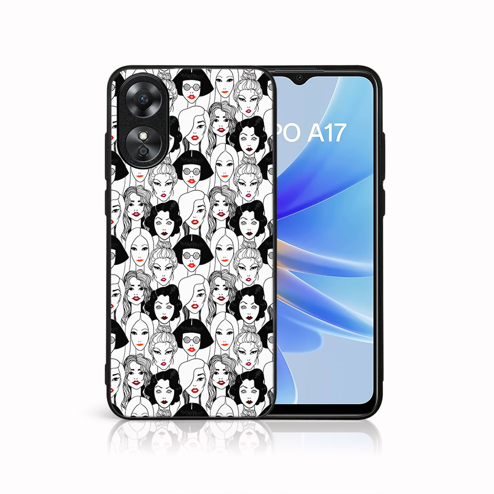 PROTEMIO MY ART Védőburkolat a Oppo A17 RÚZS (174) számára akciós termékkép 1