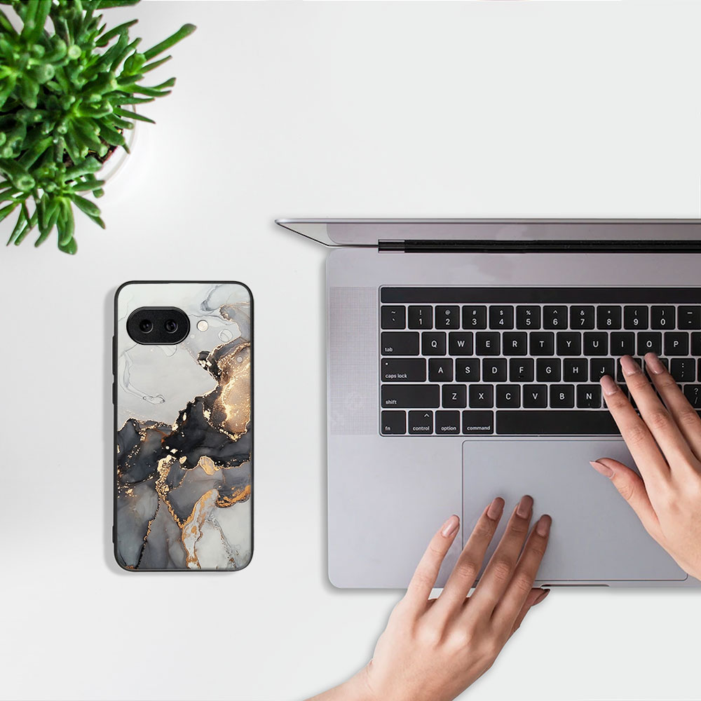 MY ART Védőtok Google Pixel 9a készülékhez GREY MARBLE (140) termék 2. képe