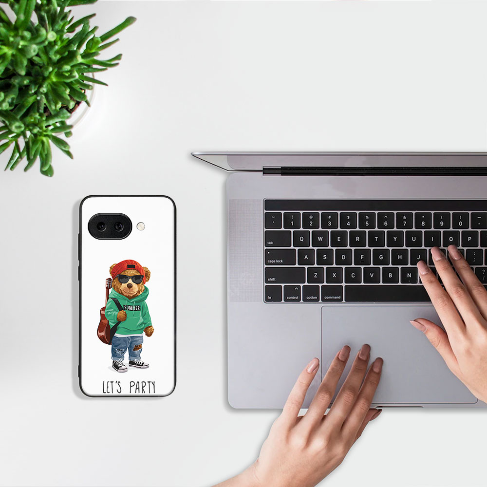 MY ART Védőtok Google Pixel 9a BEAR (177) készülékhez termék 2. képe