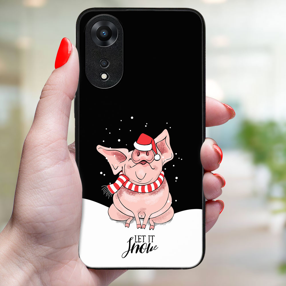 MY ART Karácsonyi dizájnú borító Oppo A78 5G HAJJON HÓT (075) termék 2. képe