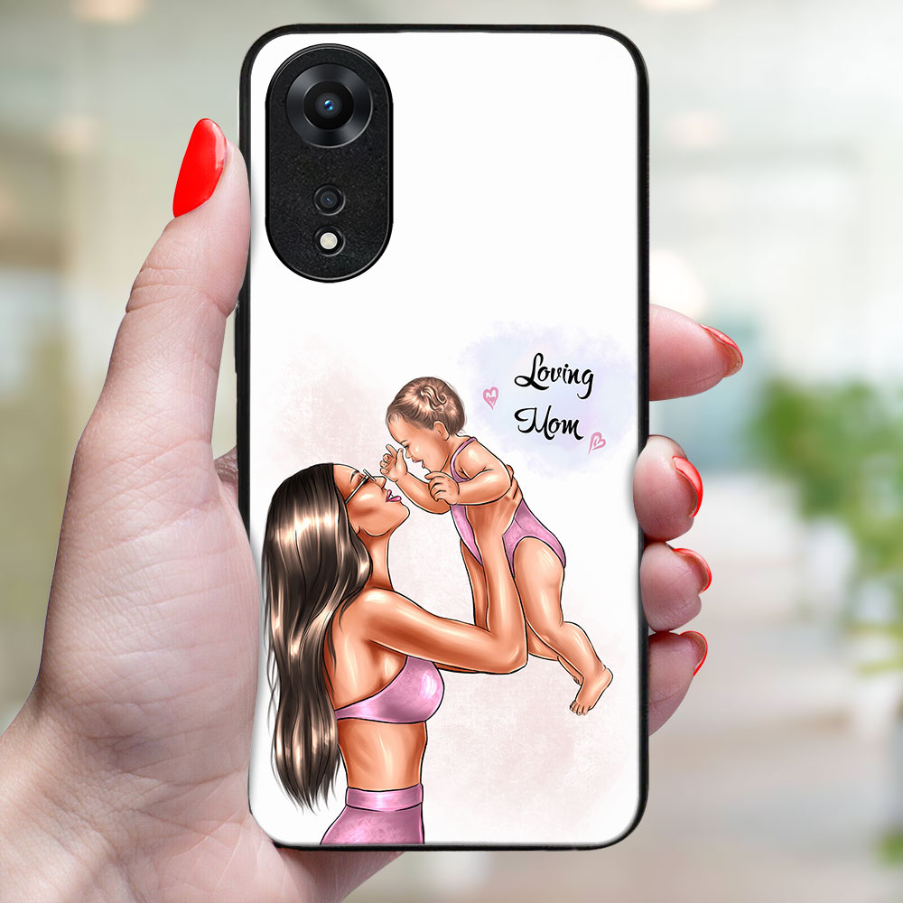 MY ART Védőhuzat Oppo A78 számára 5G LOVING MOM (115) termék 2. képe