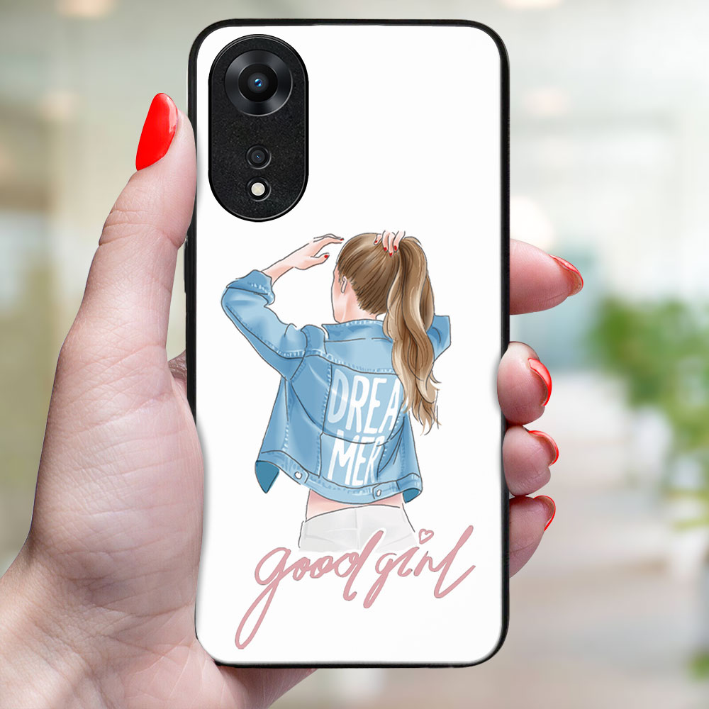 MY ART Védőburkolat a Oppo-hoz A78 5G JÓ GIRL (130) termék 2. képe