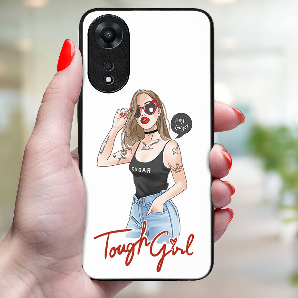 MY ART Védőburkolat: Oppo A78 5G TOUGH GIRL (131) termék 2. képe