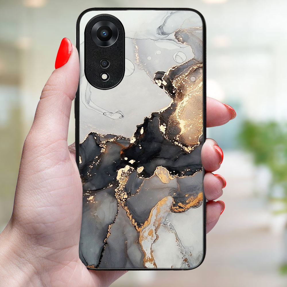 MY ART Védőburkolat a Oppo-hoz A78 5G GREY MARBLE (140) termék 2. képe