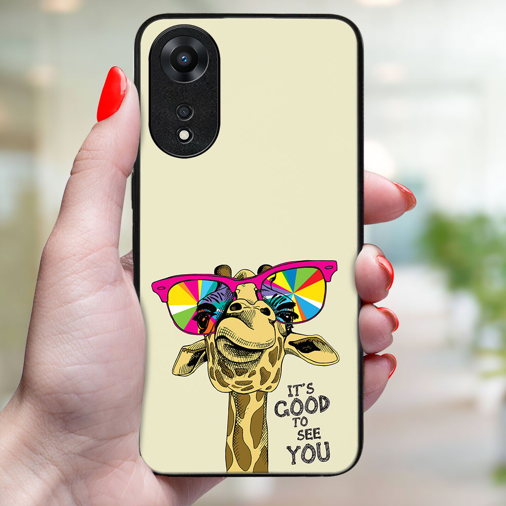 MY ART Védőburkolat: Oppo A78 5G ZSIRÁF (180) termék 2. képe