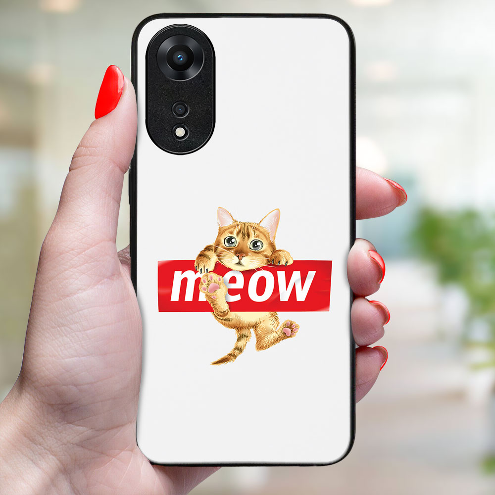 MY ART Védőburkolat a Oppo-hoz A78 5G MEOW (183) termék 2. képe