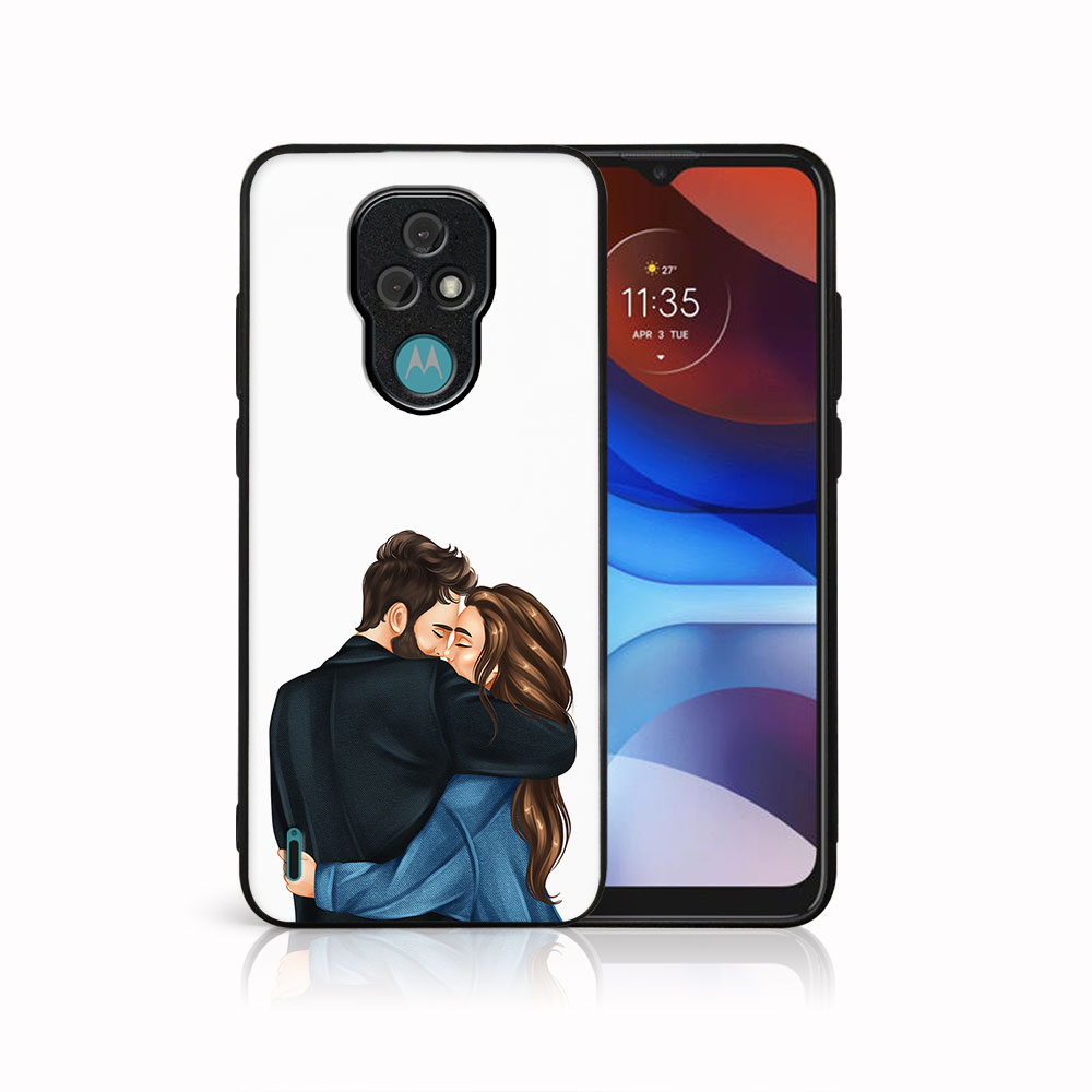 PROTEMIO MY ART Védőburkolat Motorola Moto E7 COUPLE (117) akciós termékkép 1