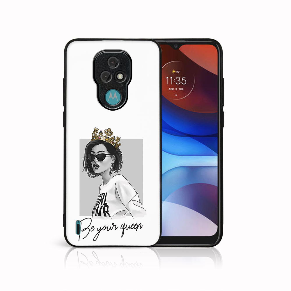 PROTEMIO MY ART Védőtok Motorola Moto E7 QUEEN (139) akciós termékkép 1