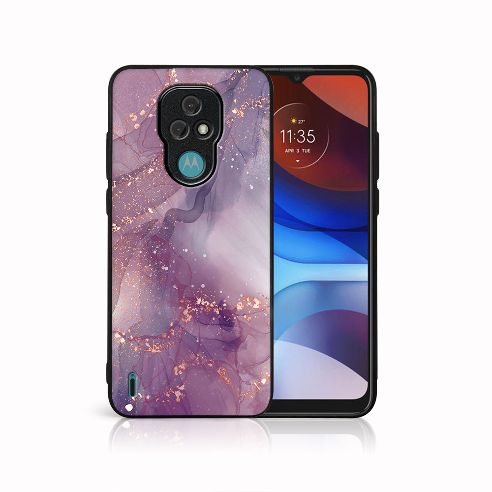 PROTEMIO MY ART Védőtok Motorola Moto E7 PURPLE (148) akciós termékkép 1