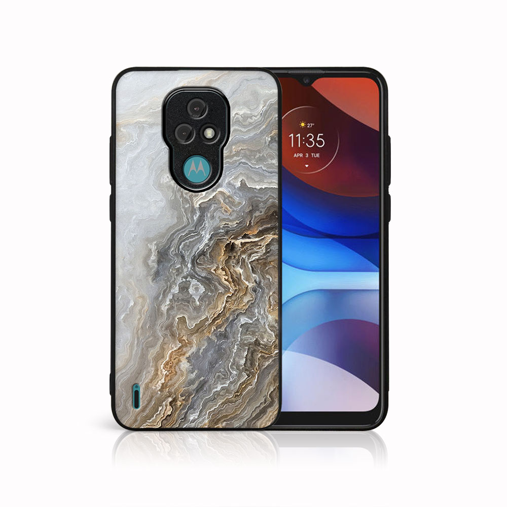 PROTEMIO MY ART Védőtok Motorola Moto E7 BEIGE (151) akciós termékkép 1
