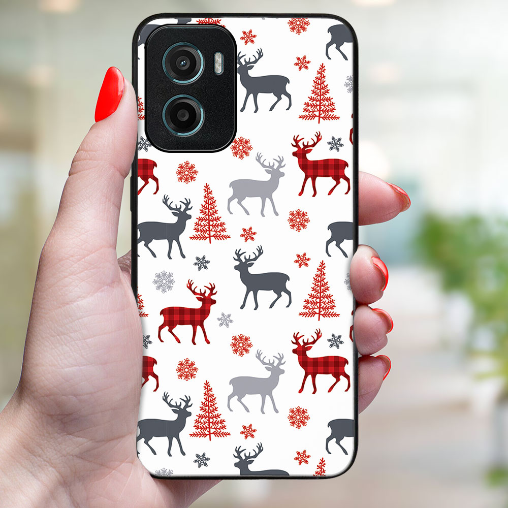 MY ART Karácsonyi design borító Motorola Moto G05 / Moto E15 DEER (068) termék 2. képe