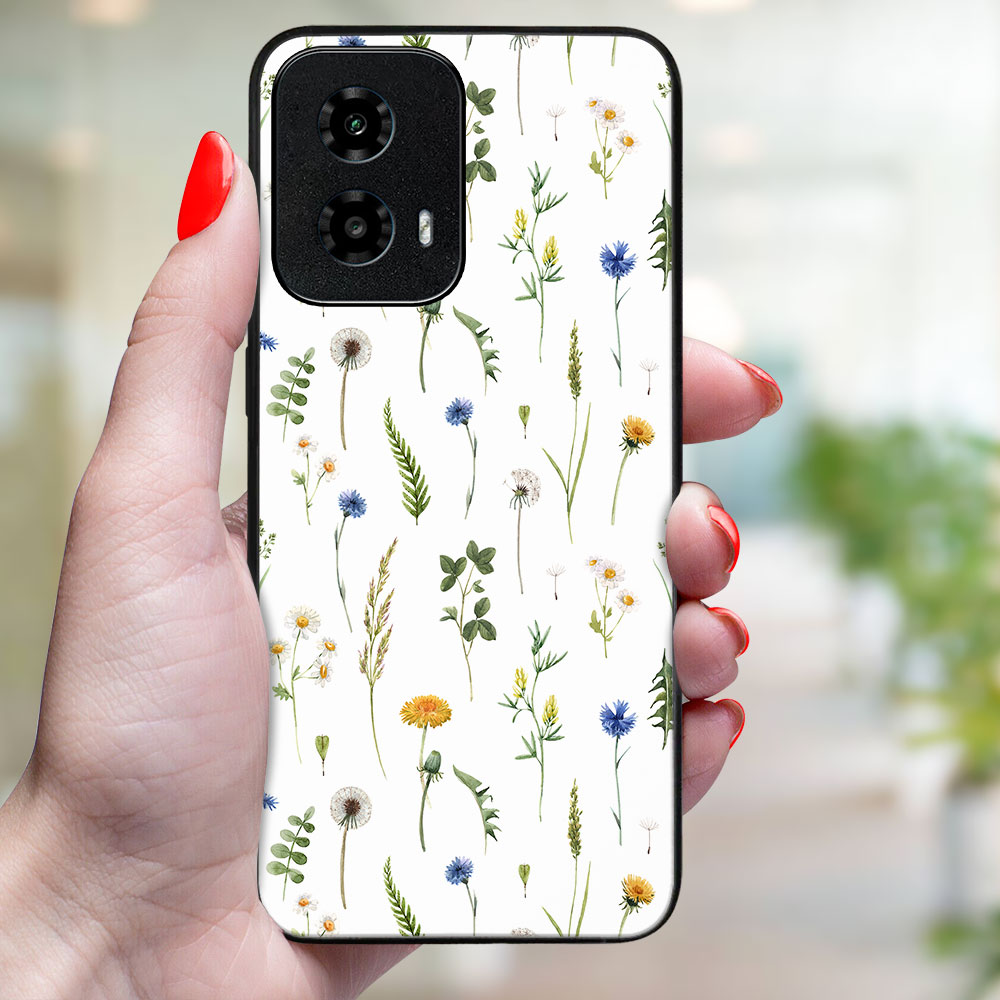 MY ART Védőburkolat a Motorola Moto G34 számára 5G VADVIRÁG (153) akciós termékkép 1
