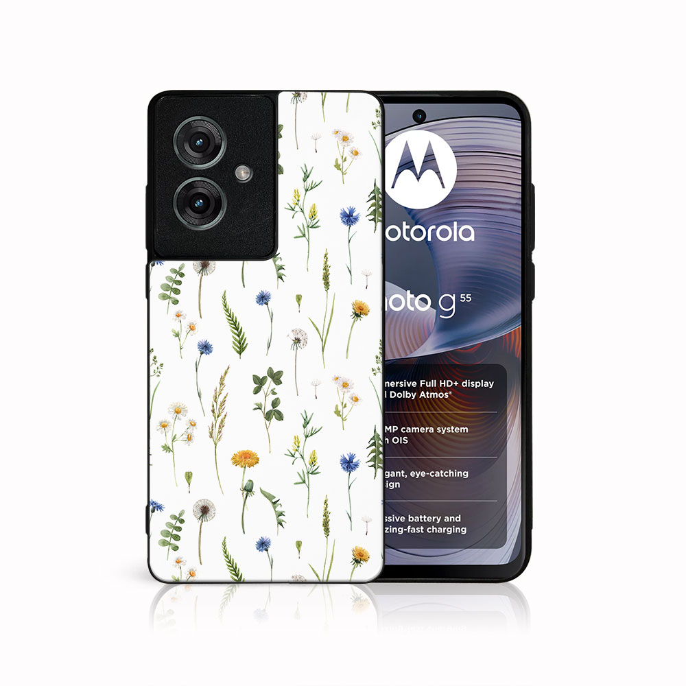 MY ART Védőburkolat a Motorola Moto G55 számára 5G VADVIRÁG (153) akciós termékkép 1