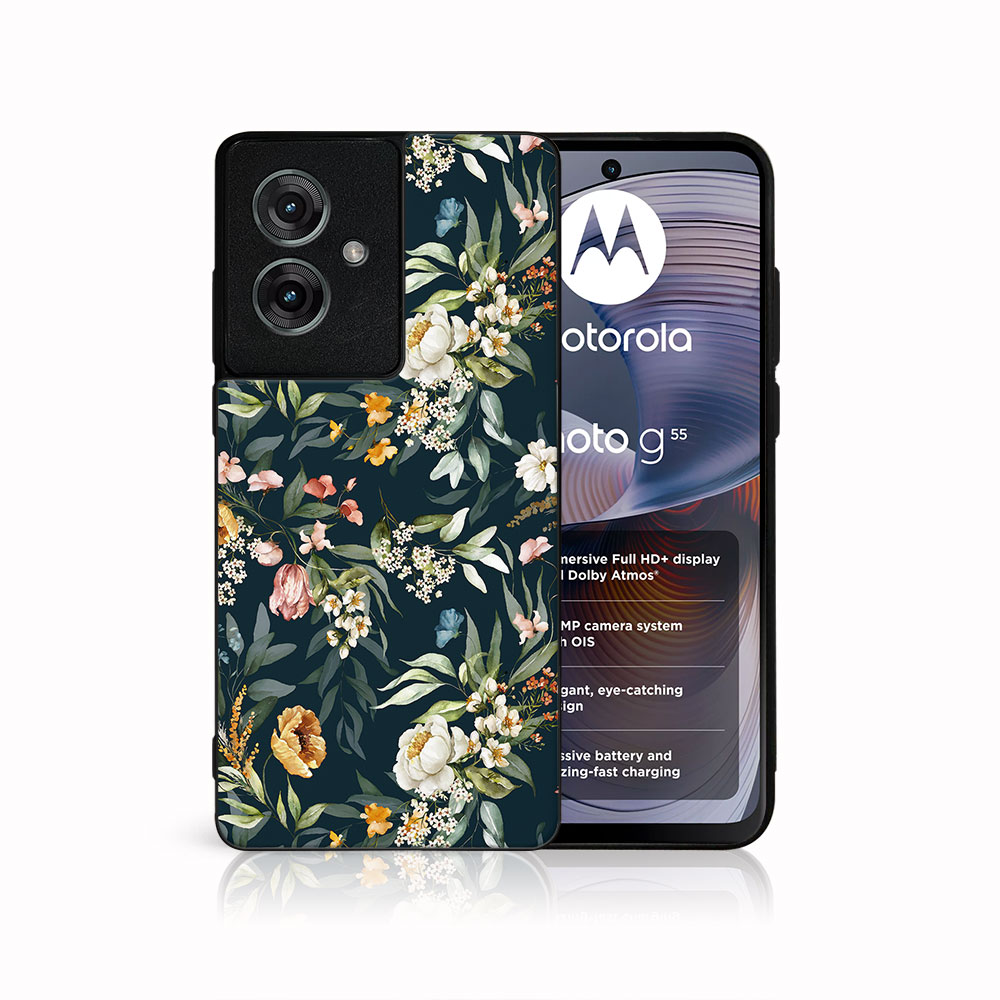 MY ART Védőburkolat: Motorola Moto G55 5G FLORAL (158) akciós termékkép 1