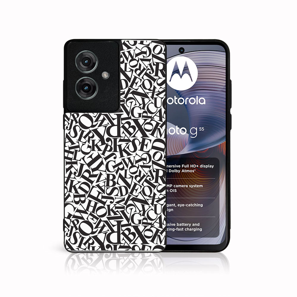 MY ART Védőburkolat Motorola Moto G55 5G ABCD (166)-hoz akciós termékkép 1