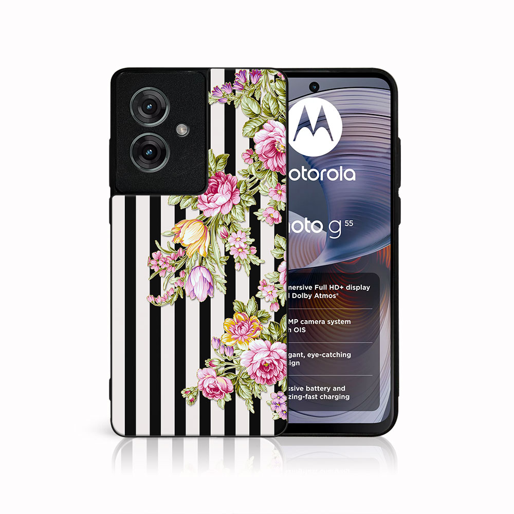 MY ART Védőburkolat a Motorola Moto-hoz G55 5G STRIPS (176) akciós termékkép 1