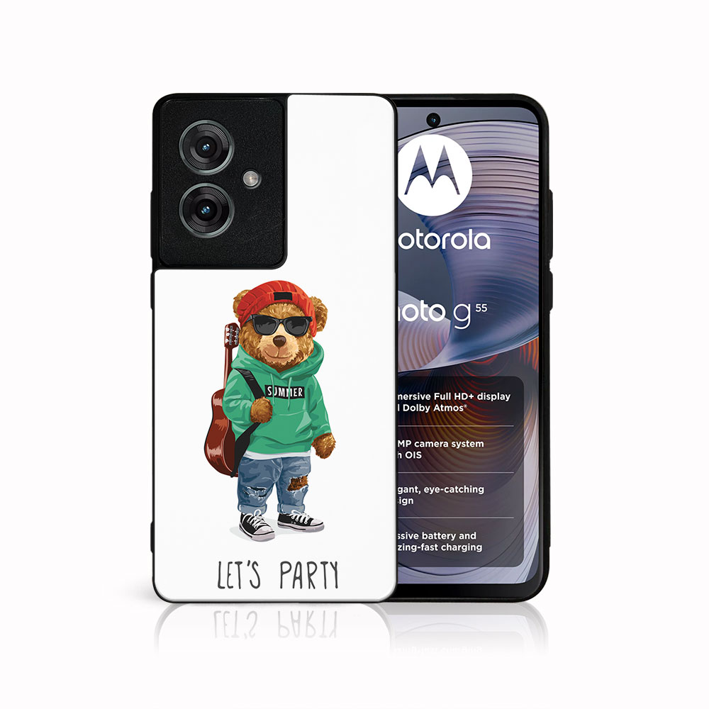 MY ART Védőburkolat Motorola Moto G55 5G BEAR (177)-hoz akciós termékkép 1