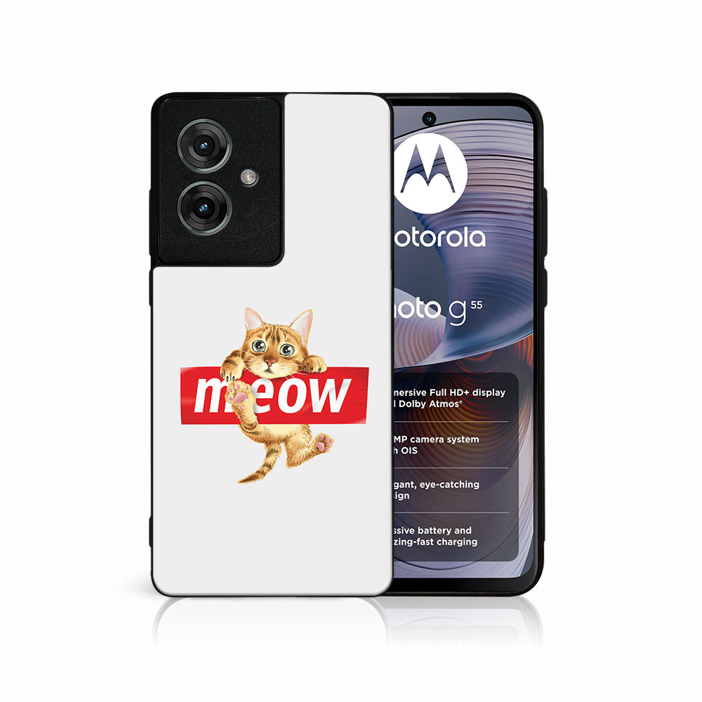 MY ART Védőburkolat Motorola Moto G55 5G MEOW (183)-hoz akciós termékkép 1