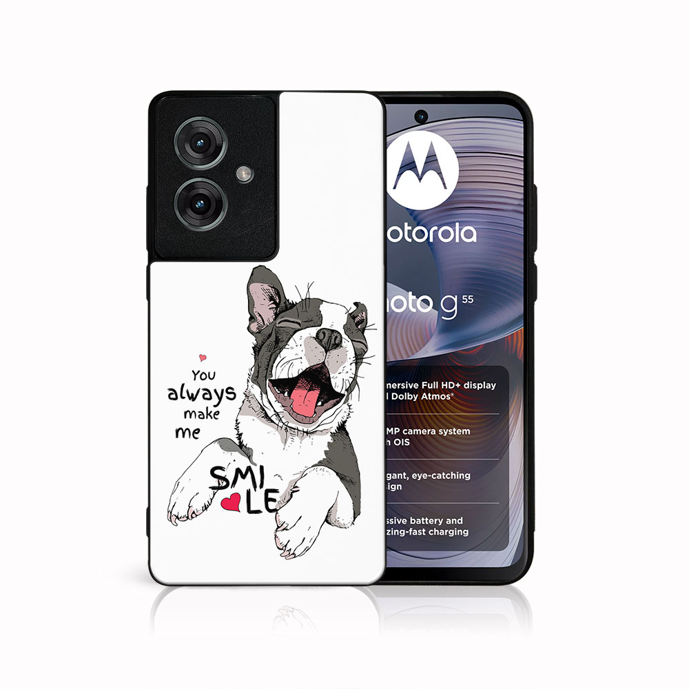 MY ART Védőburkolat Motorola Moto G55 5G SMILE (189)-hoz akciós termékkép 1