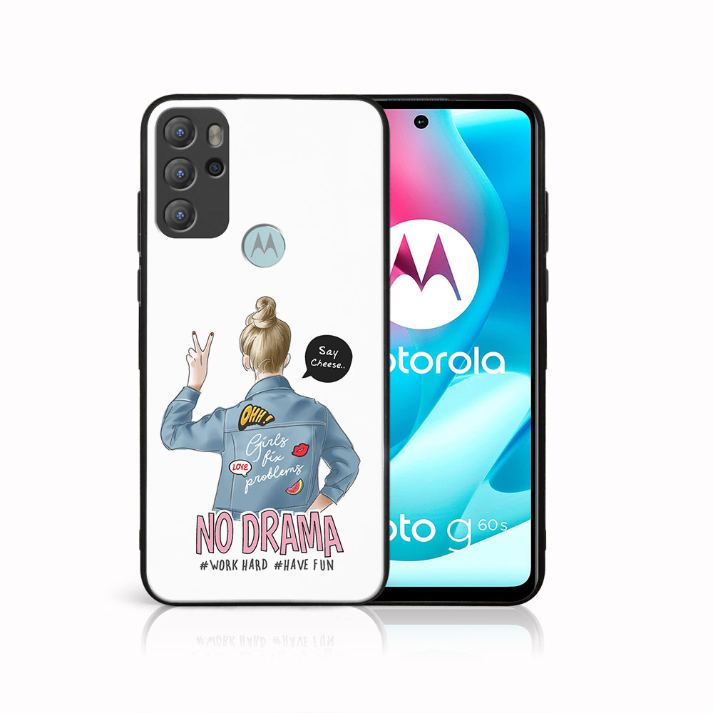 PROTEMIO MY ART Motorola Moto G60s szilikon tok NO DRAMA (138) akciós termékkép 1