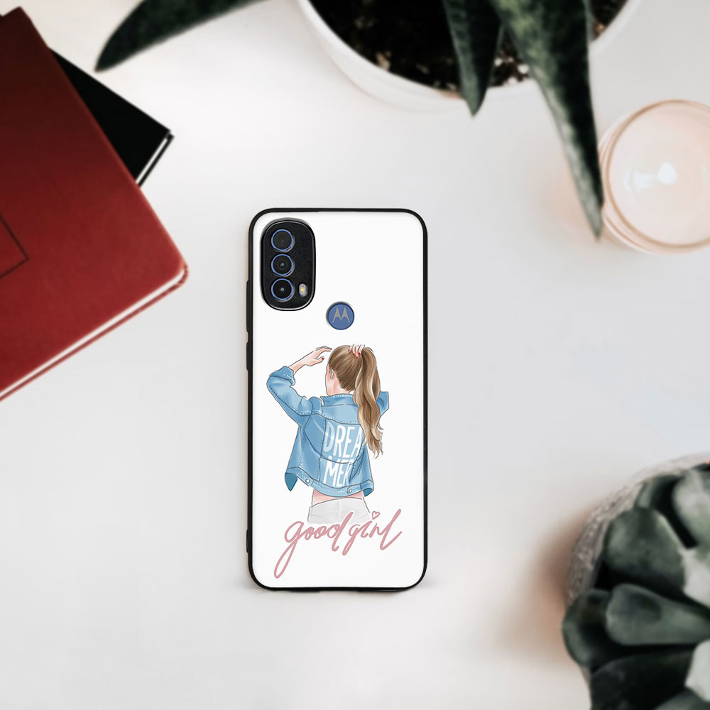 PROTEMIO MY ART Védőburkolat Motorola Moto E30 / E40 GOOD GIRL (130) termék 2. képe