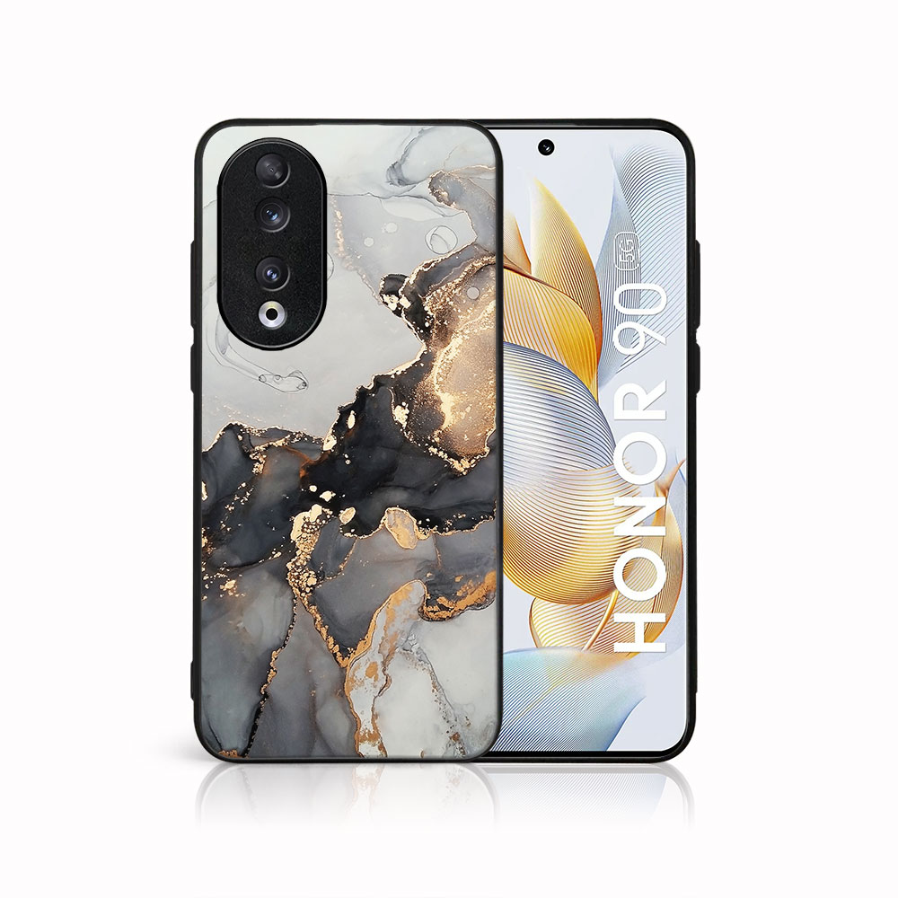 MY ART Védőburkolat a Honor-hoz 90 5G GREY MARBLE (140) akciós termékkép 1