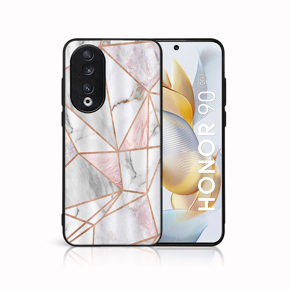 MY ART Védőburkolat a Honor-hoz 90 5G PINK MARBLE (143) akciós termékkép 1