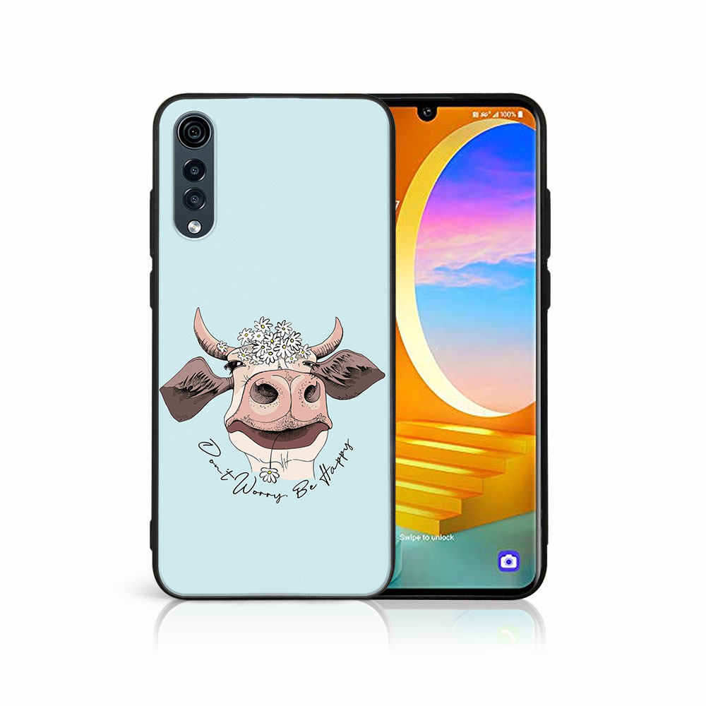 PROTEMIO MY ART Védőburkolat LG Velvet HAPPY COW (181)-hoz akciós termékkép 1