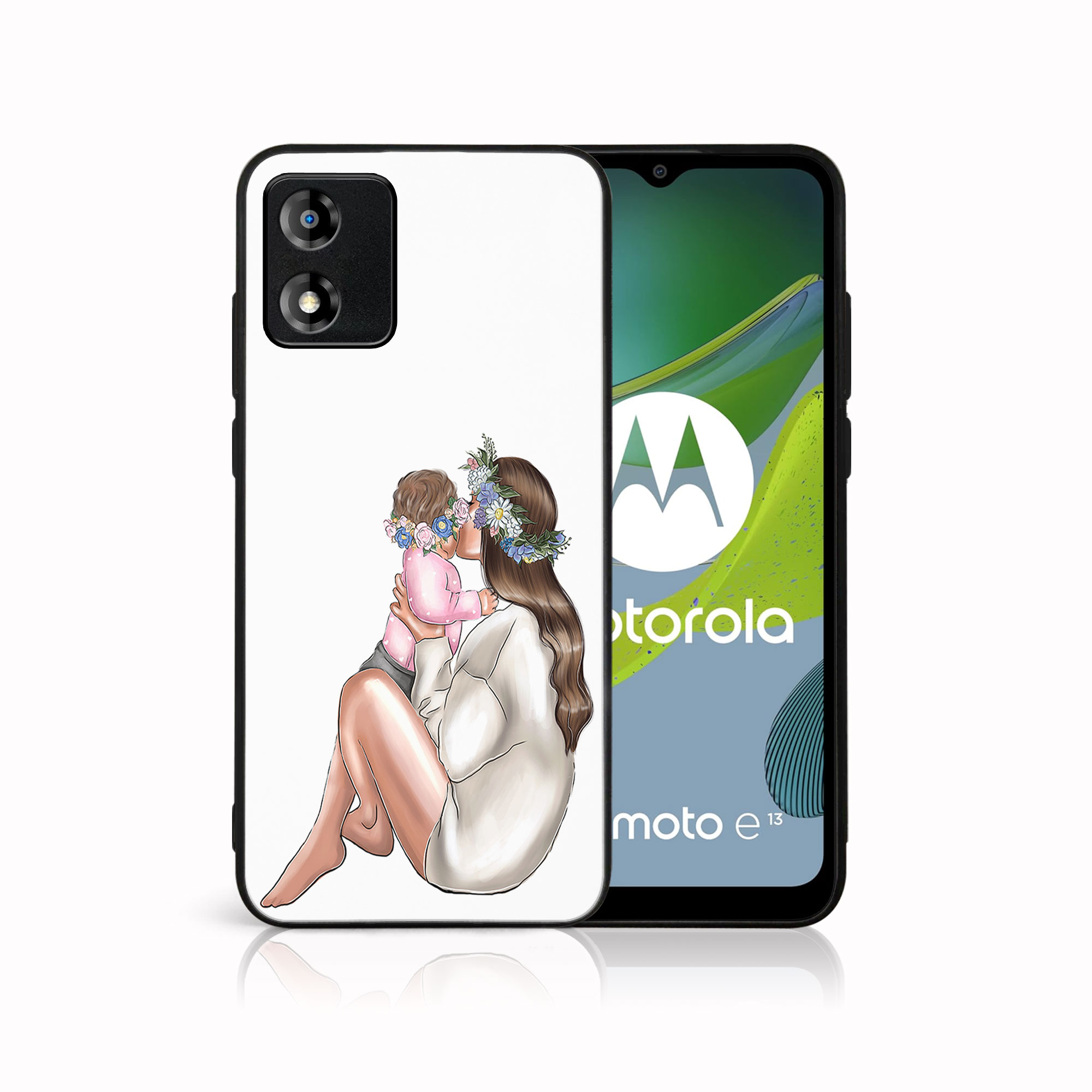 MY ART Védőhuzat Motorola Moto E13 BABY számára GIRL (111) akciós termékkép 1