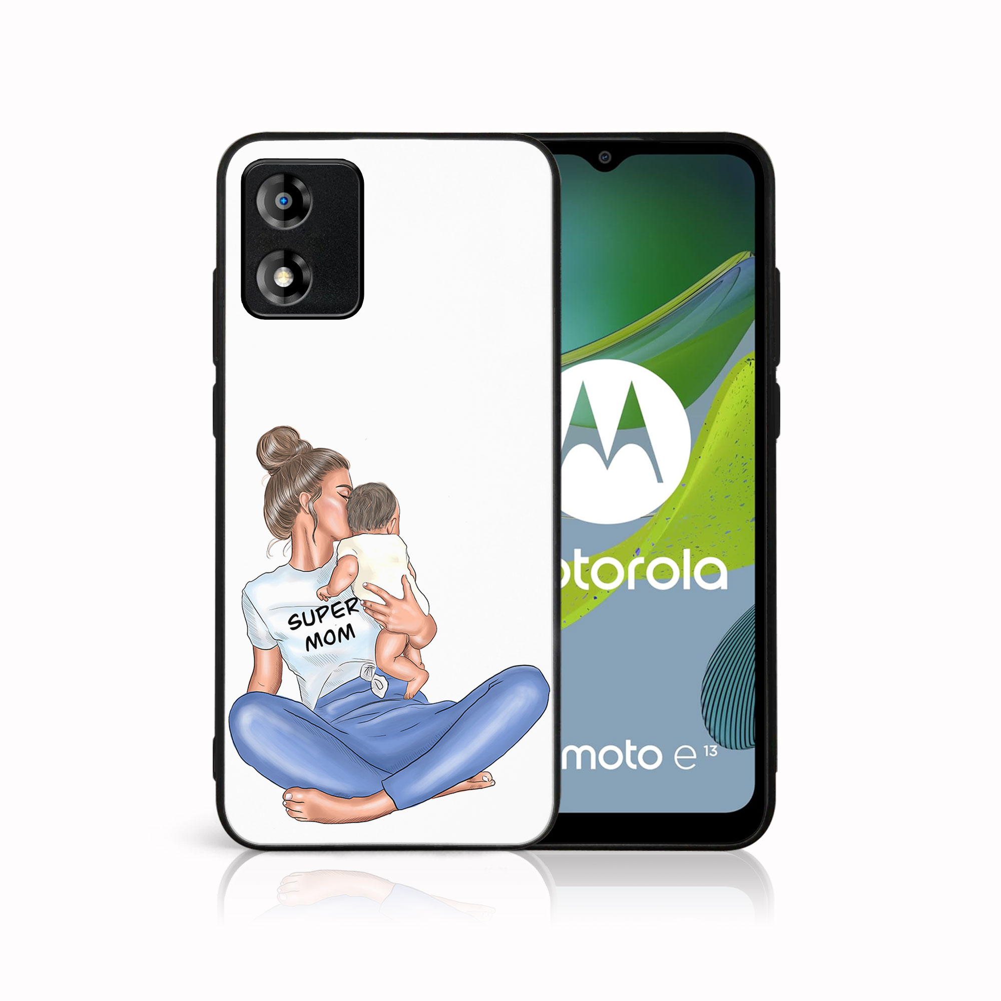 MY ART Védőburkolat: Motorola Moto E13 SUPERMOM (112) akciós termékkép 1
