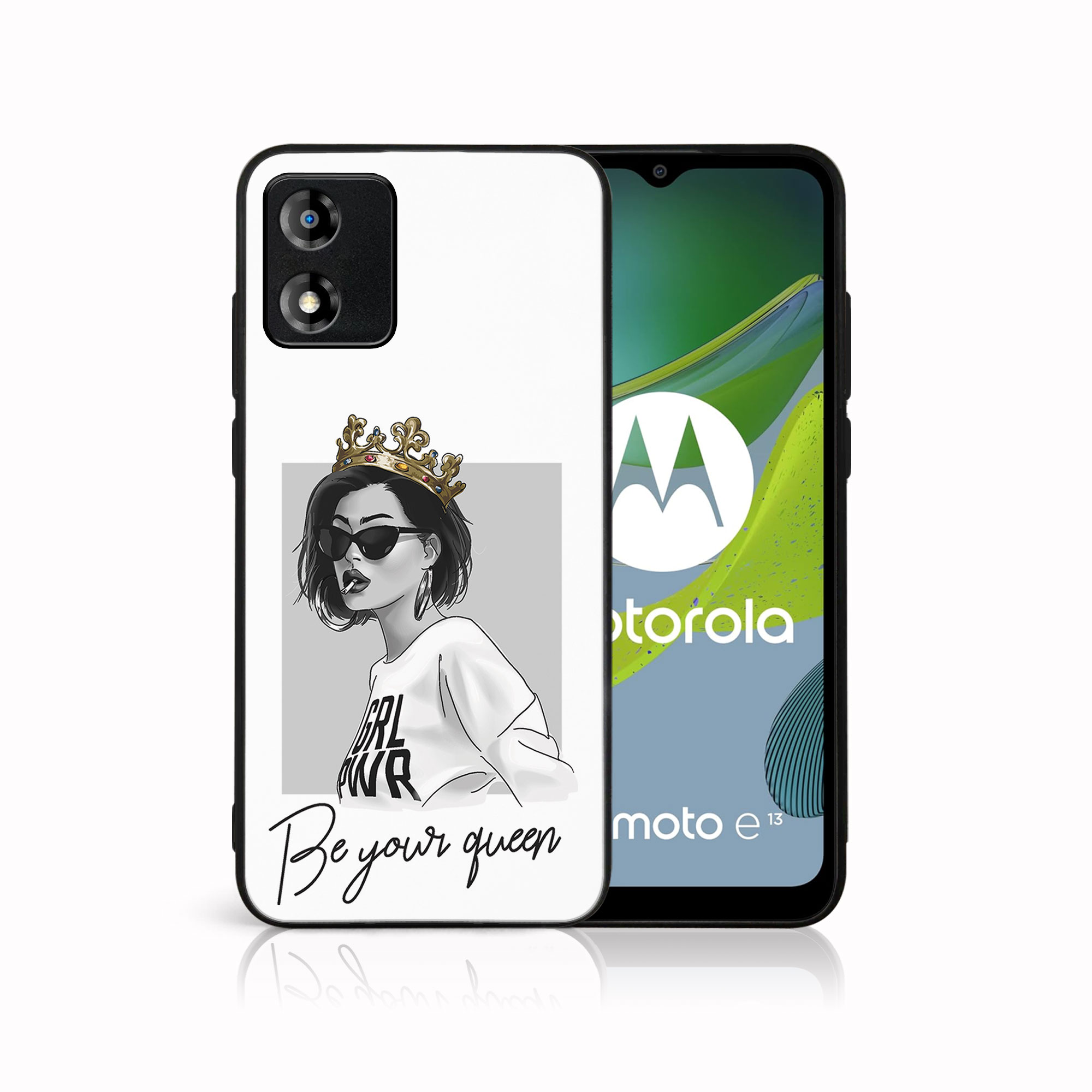 MY ART Védőburkolat: Motorola Moto E13 QUEEN (139) akciós termékkép 1