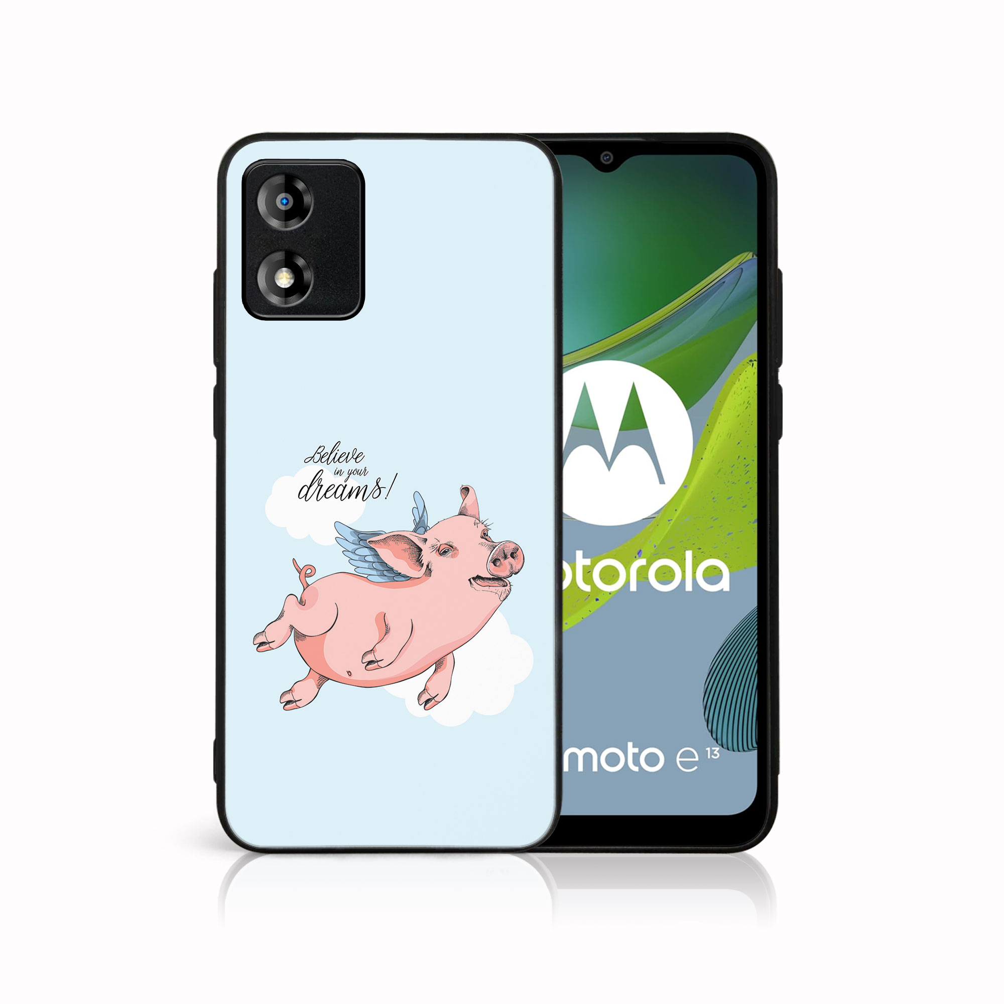MY ART Védőburkolat a Motorola Moto E13 PIG-hez (186) akciós termékkép 1