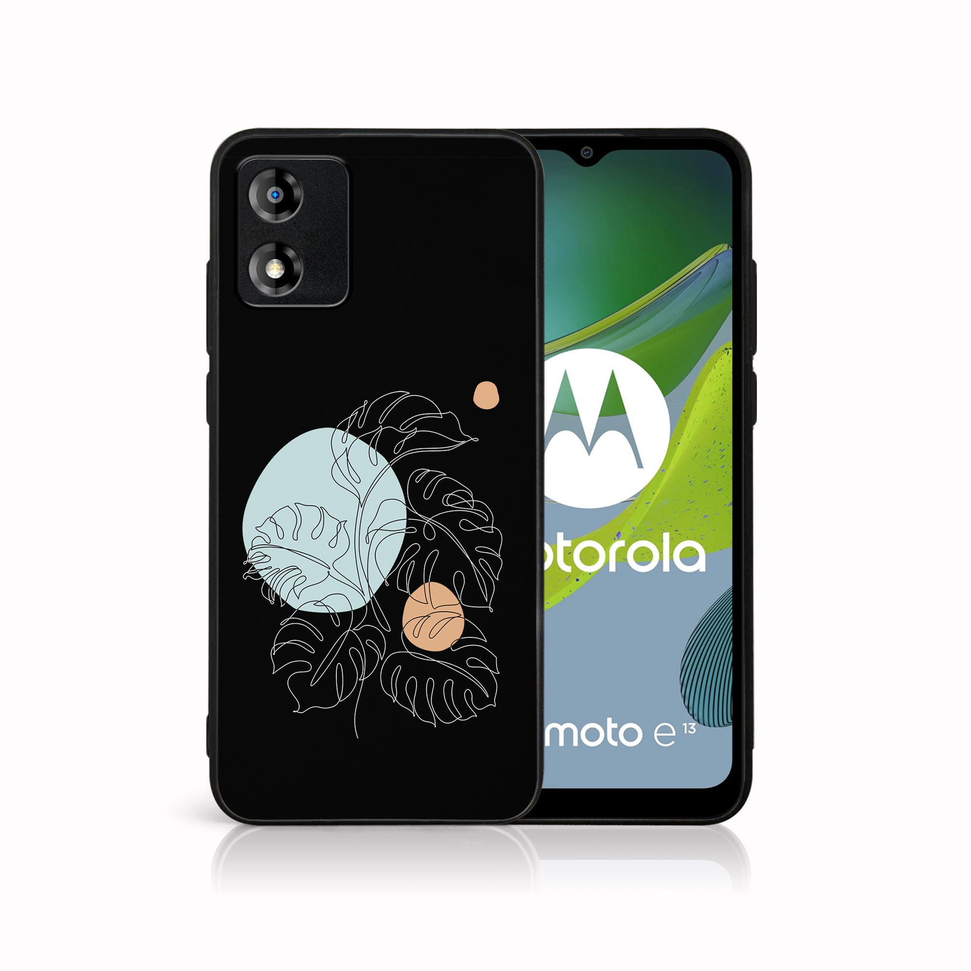 MY ART Védőburkolat a Motorola Moto E13 MONSTERA (194) számára akciós termékkép 1