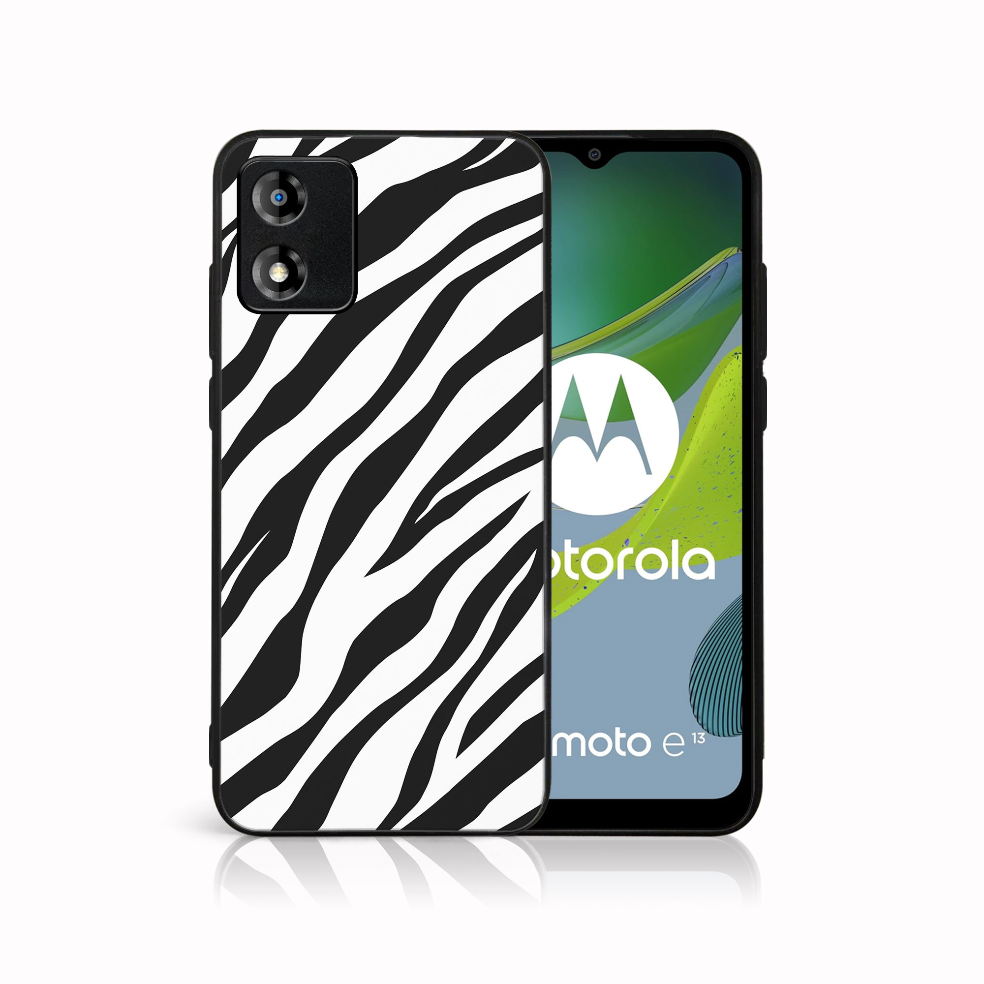 MY ART Védőburkolat Motorola Moto E13 ZEBRA (237) számára akciós termékkép 1