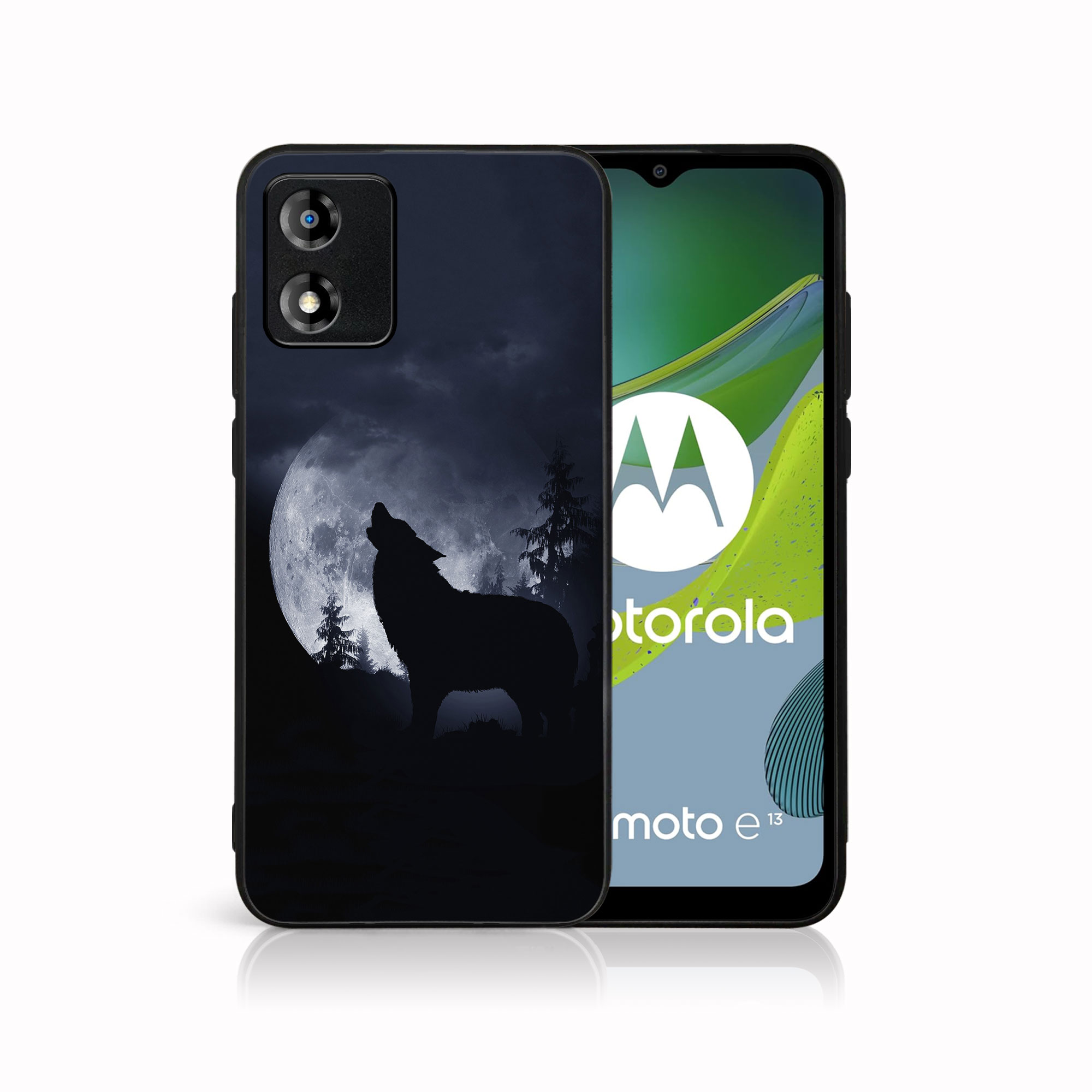 MY ART Védőburkolat a Motorola Moto E13 WOLF (247) számára akciós termékkép 1
