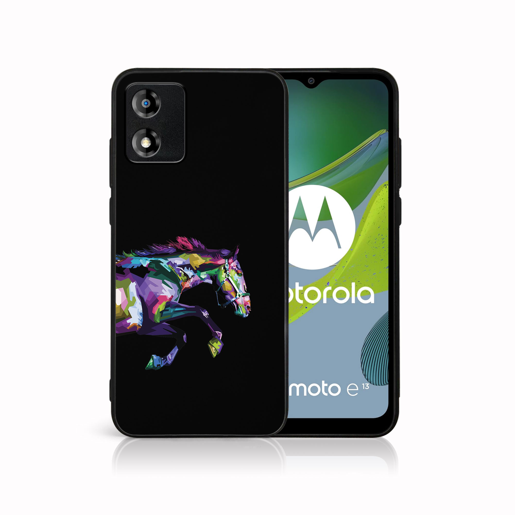 MY ART Védőburkolat Motorola Moto E13 HORSE (249) számára akciós termékkép 1