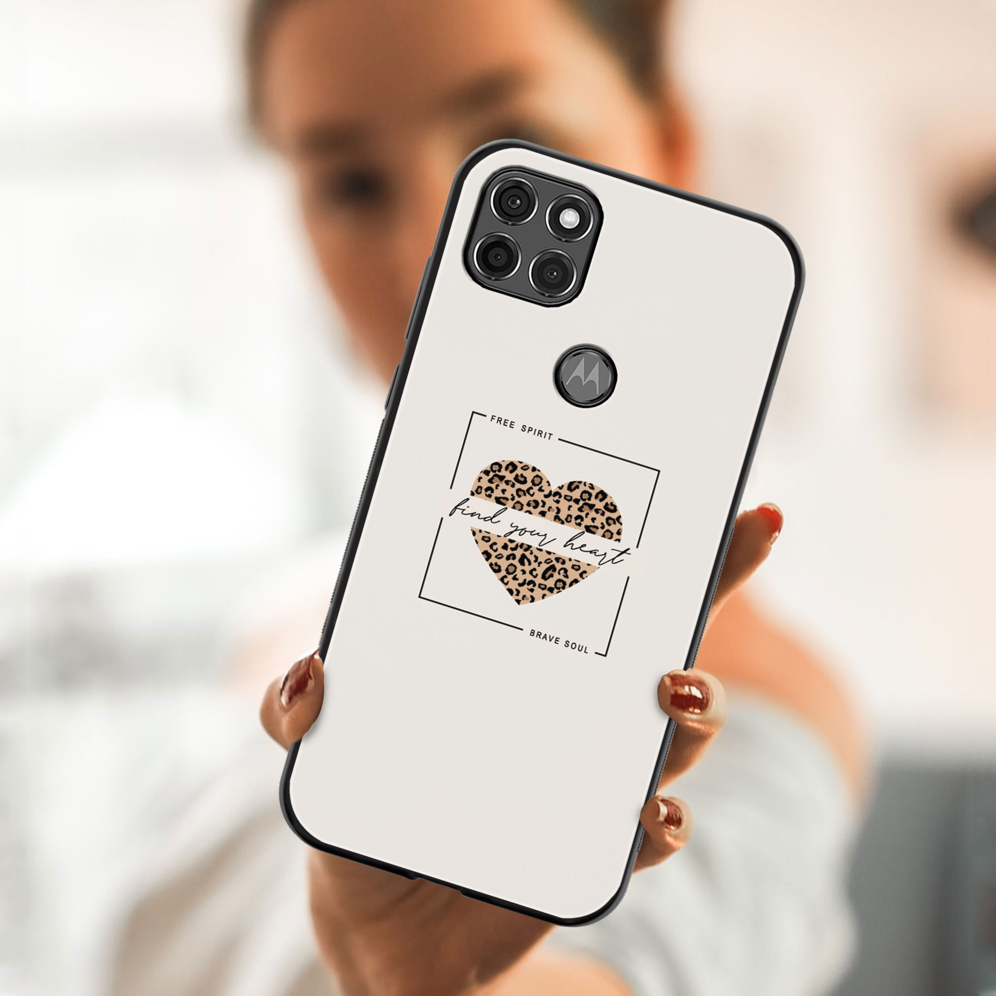 PROTEMIO MY ART Szilikon borítás Motorola Moto G9 Power WILD HE ART (048) termék 2. képe