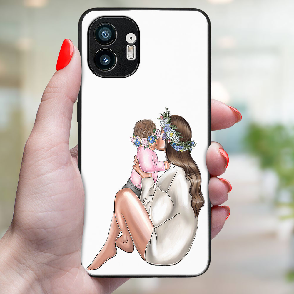 PROTEMIO MY ART Védőhuzat Nothing Phone 1 BABY számára GIRL (111) termék 2. képe