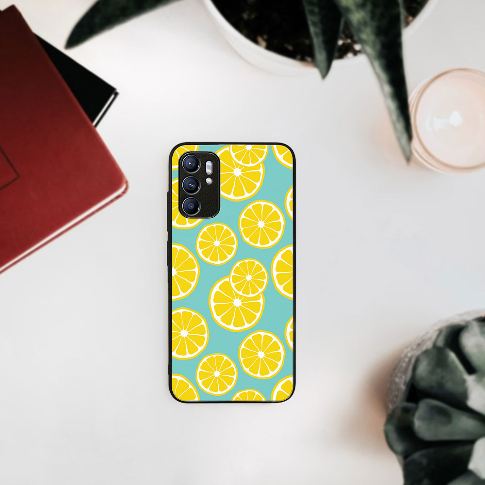 PROTEMIO MY ART szilikon tok Oppo Reno6 5G LEMON (121) termék 2. képe