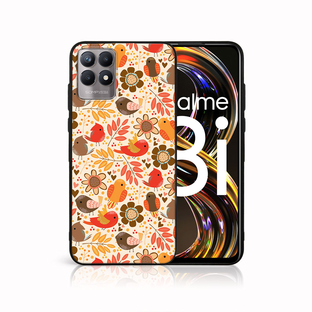 PROTEMIO MY ART szilikon tok Realme 8i BIRD S (004) akciós termékkép 1