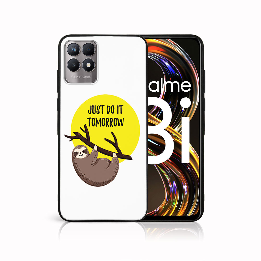 PROTEMIO MY ART szilikon tok Realme 8i SLOTH (010) akciós termékkép 1